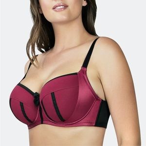38 O Parfait Lingerie Burgundy Plus Bra